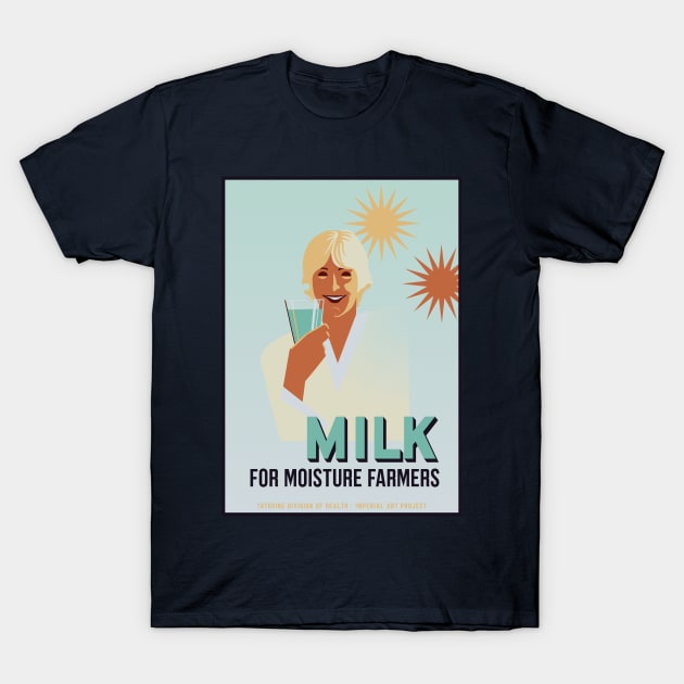 Blue Milk T-Shirt by henrybaulch